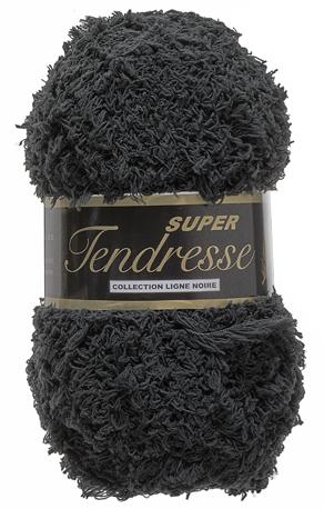 Lammy Garn Super Tendresse Bamsegarn - Fv 001 Sort