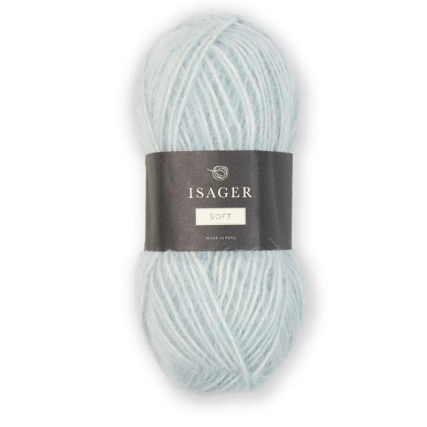 Isager Soft 10 Garn - Hvid Alpaca og Pima Cotton