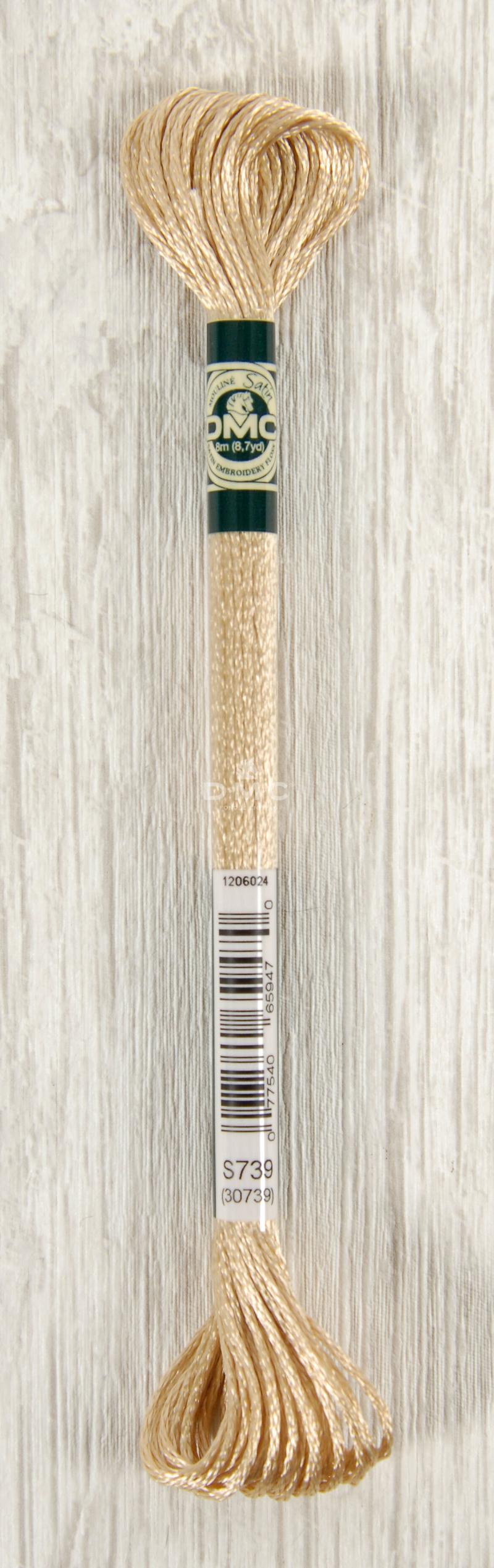 DMC Satin Floss Broderigarn Farve S739 - Hobbytilbud!