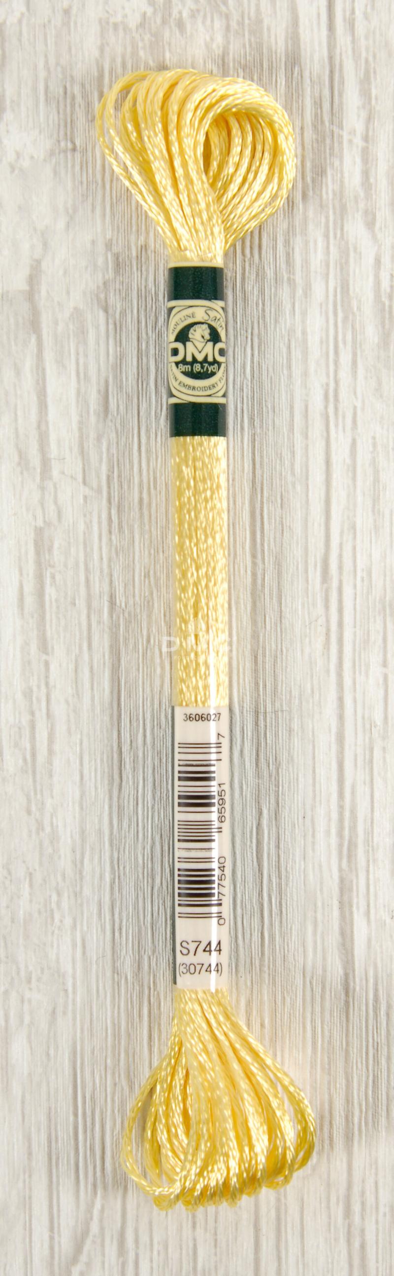DMC Satin Floss Broderigarn Farve S744 - Hobbytilbehør