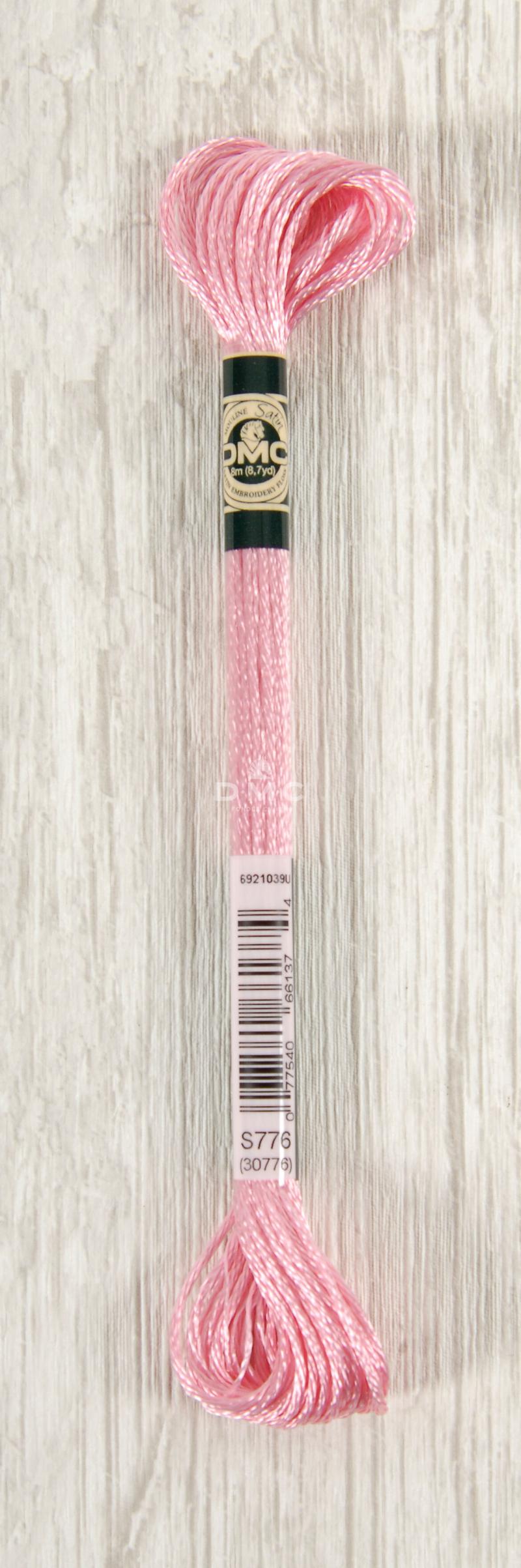 DMC Mouliné Satin Broderigarn Farve S776 - Glansfuld Kvalitet