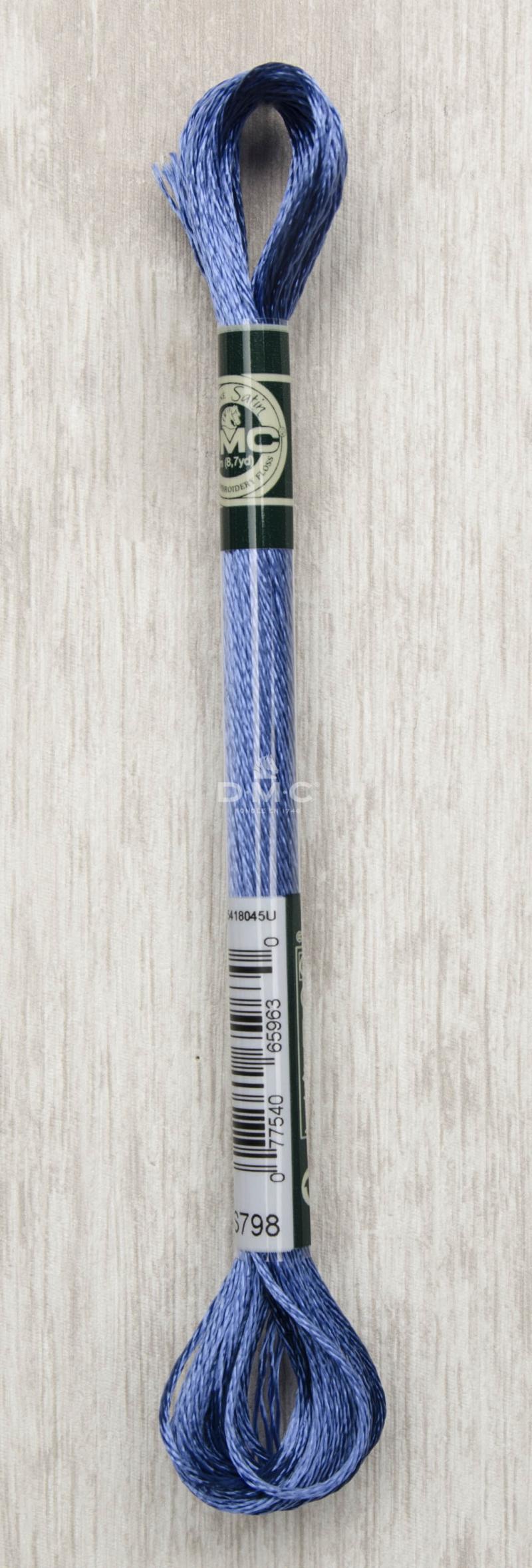 DMC Satin Floss Broderigarn Farve S798 - Hobbytilbehør