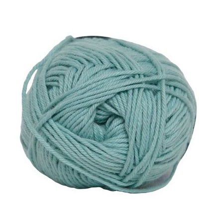 Cotton Nr. 8 i Støvet Grøn - 50 g fra Niah Design