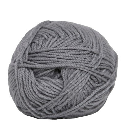 Cotton Nr. 8 i Grå - 50g fra Niah Design