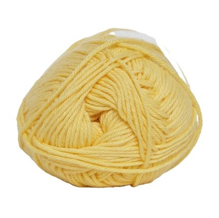 Cotton Nr. 8 - Lysegul Garn 50 g fra Niah Design