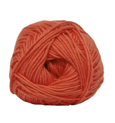 Mørk Orange Cotton Nr. 8 Garn - 50 g fra Niah Design