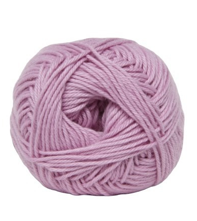 Cotton Nr. 8 i lyserød - 50 g fra Niah Design