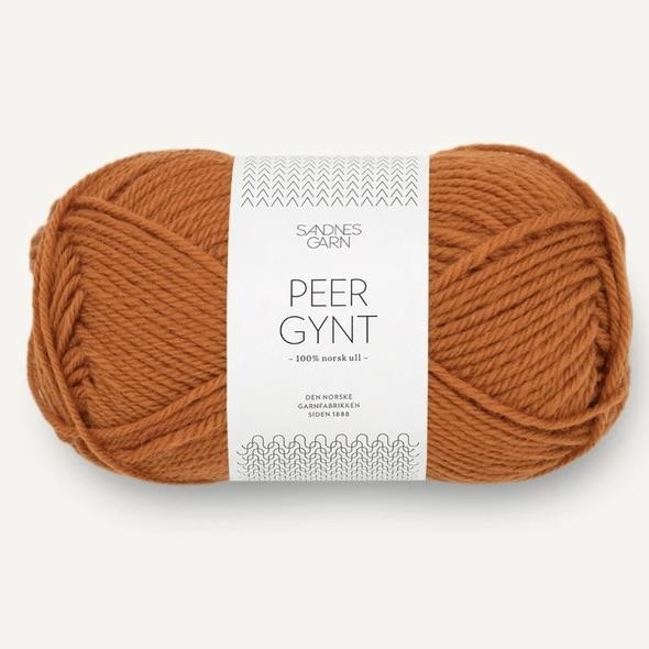 Peer Gynt Garn Cognac 2745 - 100% Norsk Uld