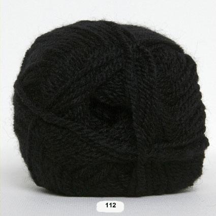 Akrylgarn Jette Hjertegarn - 112 Sort på tilbud!