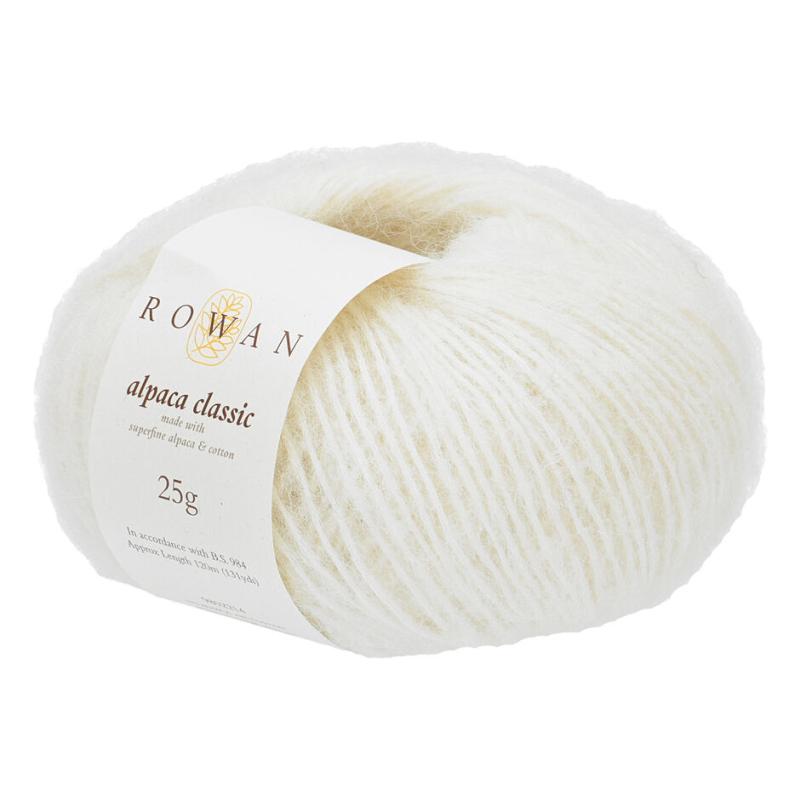 Rowan Alpaca Classic Garn i Hvid - Luksuriøst og Let