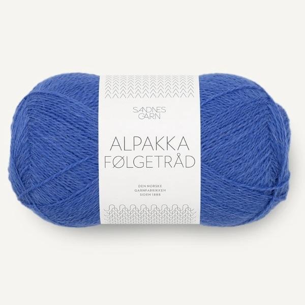 Alpakka Følgetråd i Dazzling Blue 5845 - Fantastisk tilbud!