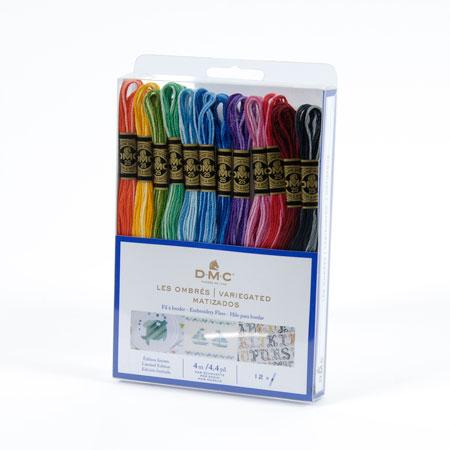 DMC Broderigarn - Variegated 12 Farver i Pakke