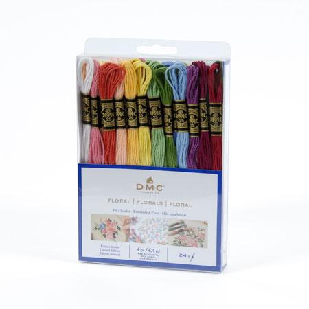 DMC Broderigarn - Floral Sæt med 24 Farver