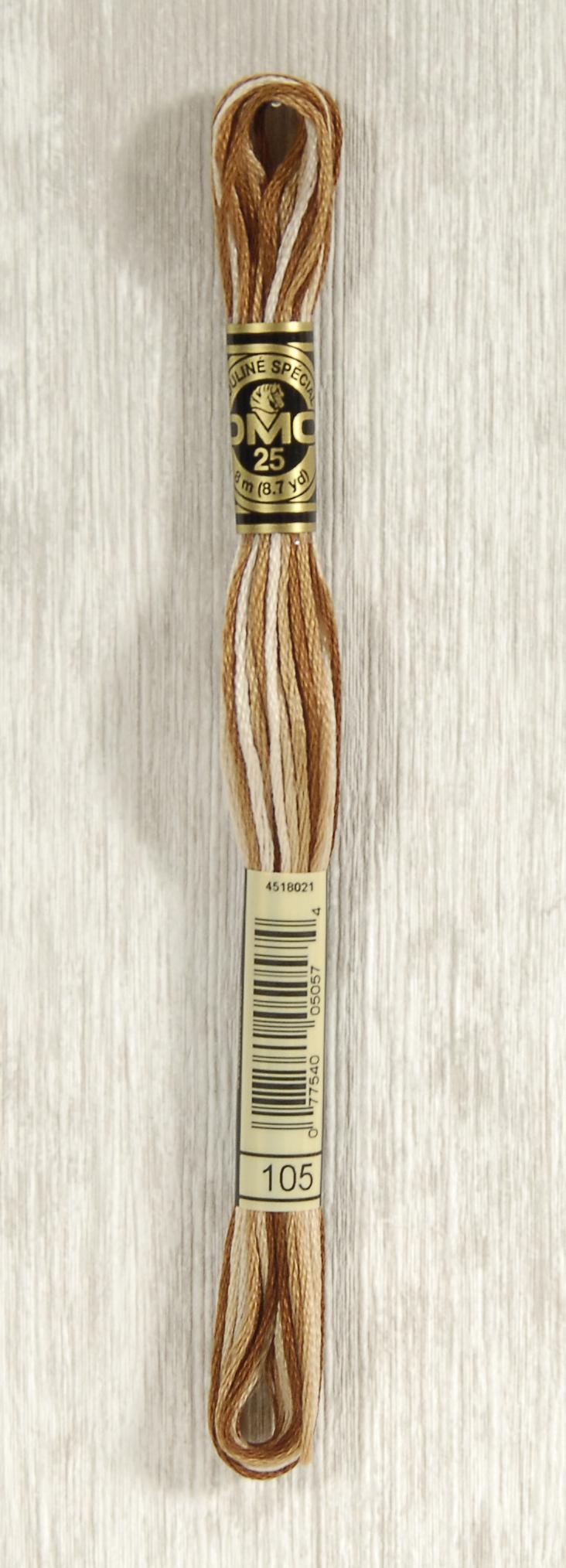 DMC Mouliné Flerfarvet Broderigarn - Farve 105