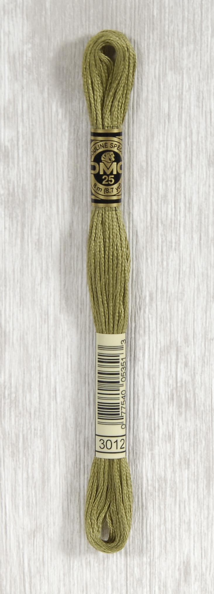 DMC Mouliné Spécial 25 Broderigarn - Farve 3012 Tilbud!