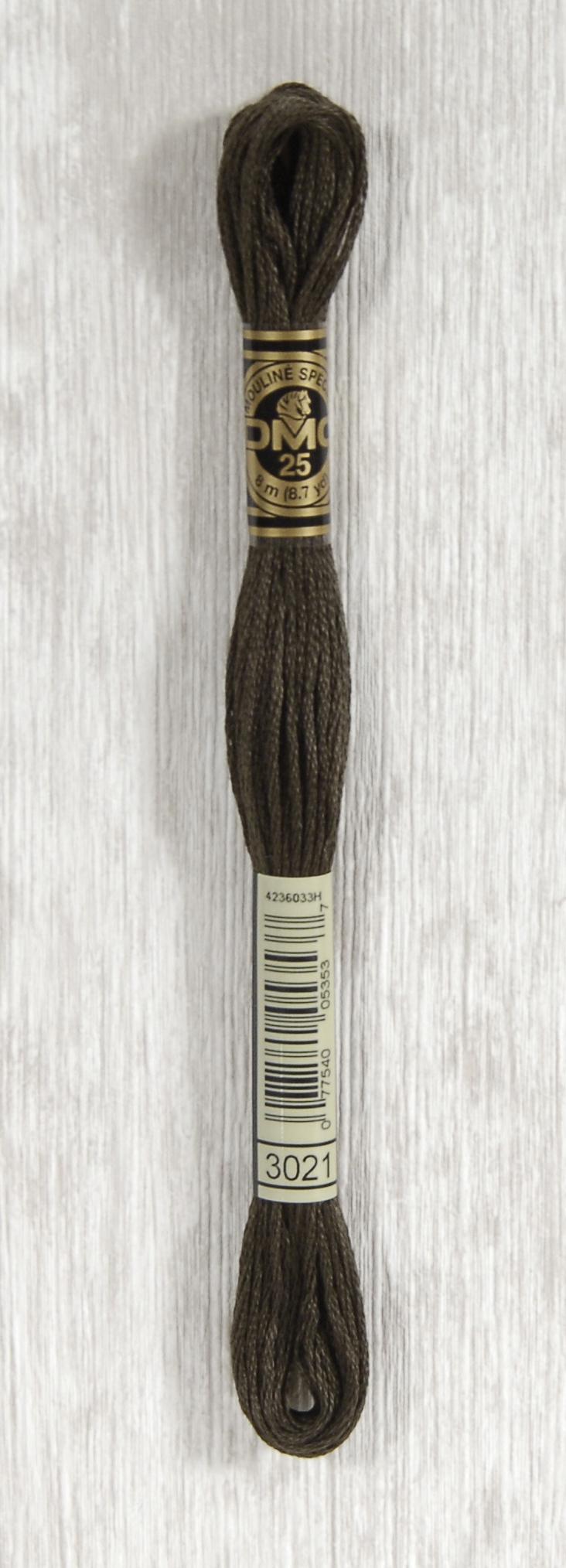 DMC Mouliné Spécial 25 Broderigarn - Farve 3021 Tilbud!