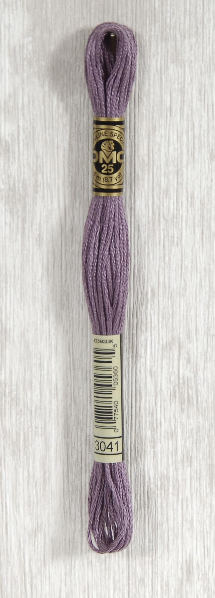 DMC Mouliné Spécial 25 Broderigarn - Farve 3041 Tilbud!