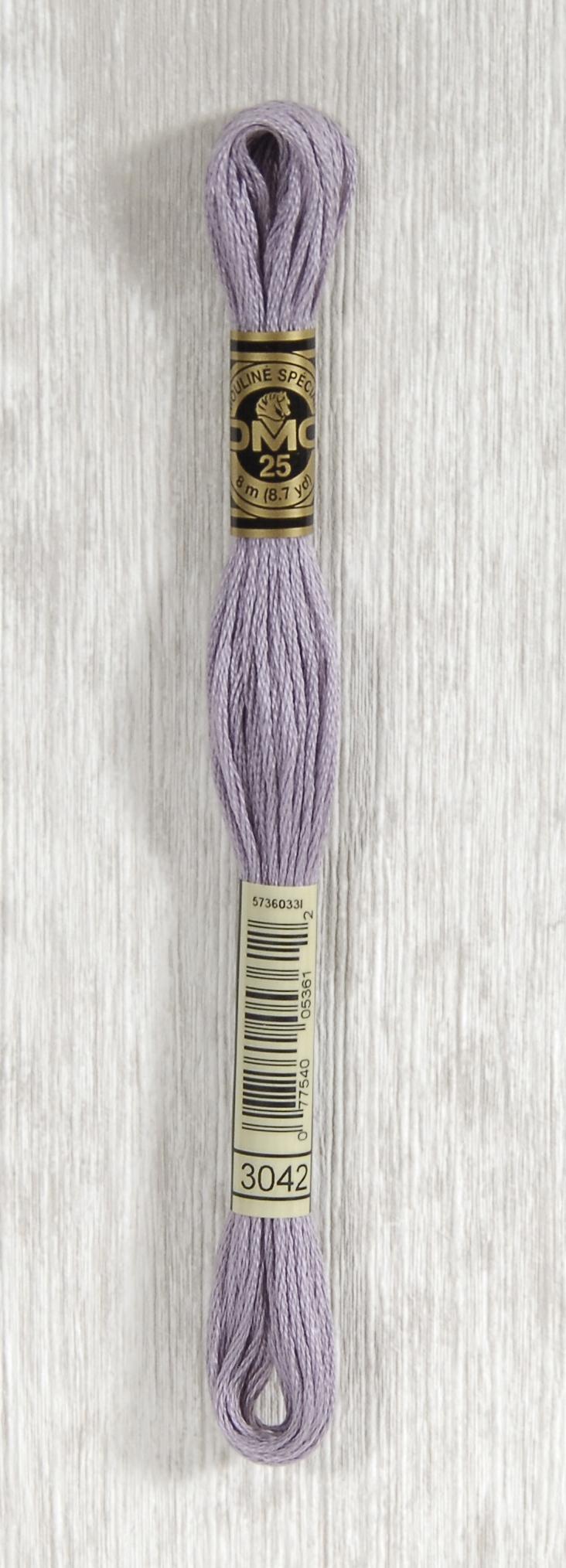 DMC Mouliné Spécial 25 Broderigarn - Farve 3042 på tilbud!