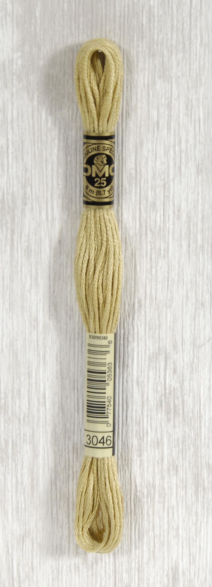 DMC Mouliné Spécial 25 Broderigarn - Farve 3046 Tilbud!