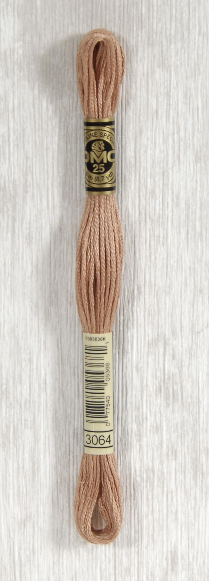DMC Mouliné Spécial 25 Broderigarn - Farve 3064 på tilbud!