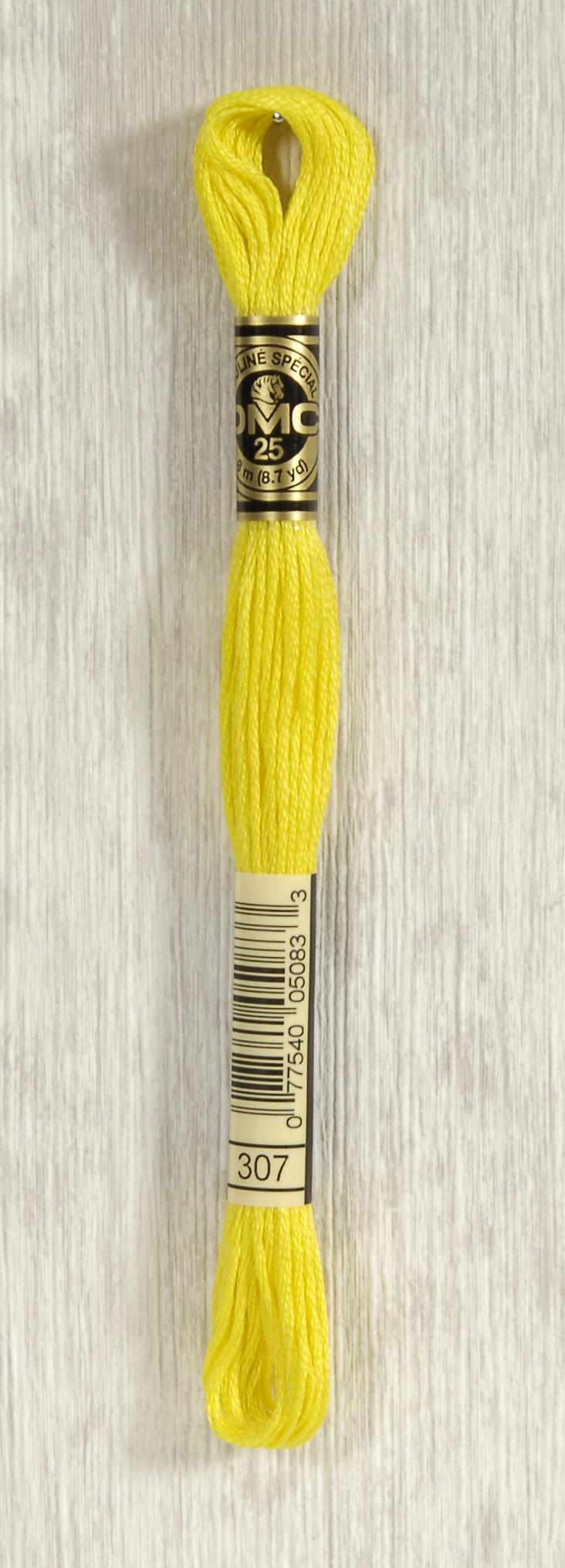 DMC Mouliné Spécial 25 Broderigarn - Farve 307 på tilbud!