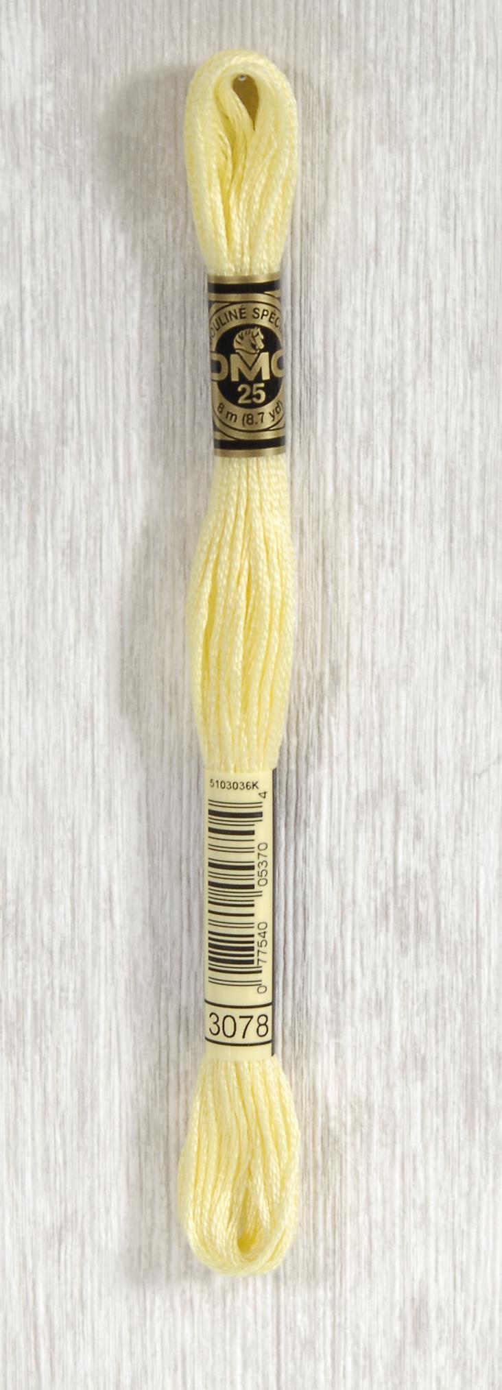 DMC Mouliné Spécial 25 Broderigarn - Farve 3078 Tilbud!