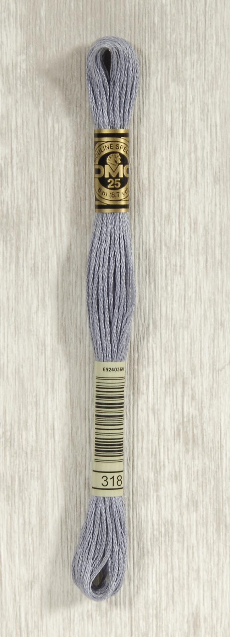 DMC Mouliné Spécial 25 Broderigarn - Farve 318 Tilbud!