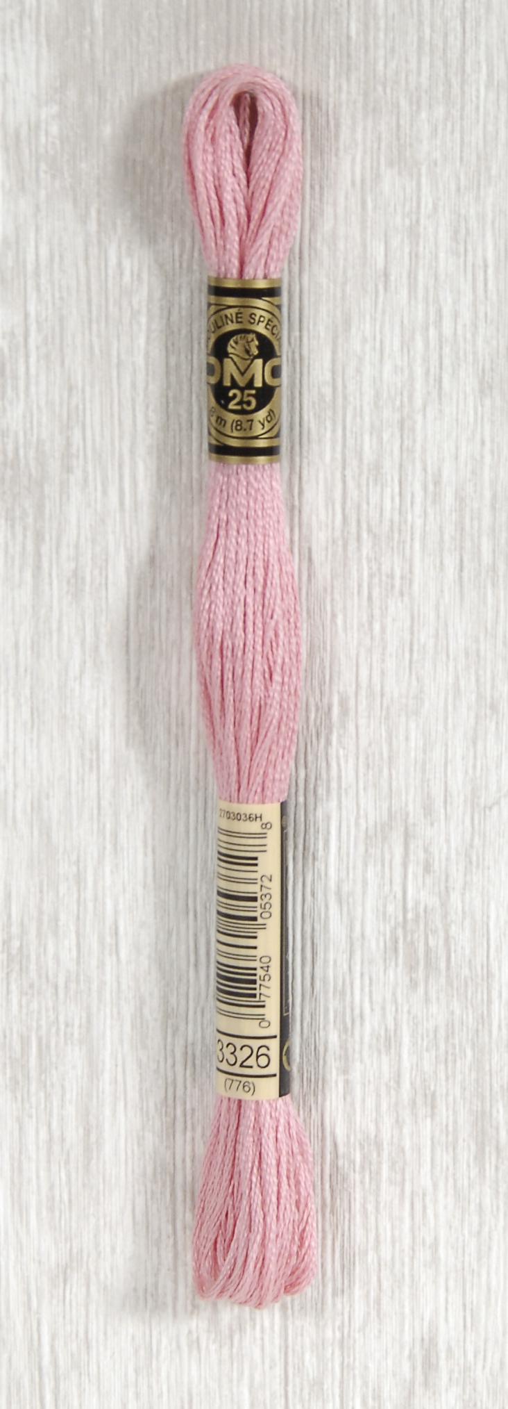 DMC Mouliné Spécial 25 Broderigarn - Farve 3326 på tilbud!