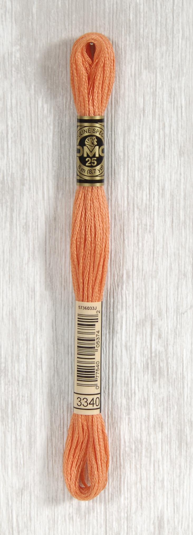 DMC Mouliné Spécial 25 Broderigarn - Farve 3340 Tilbud!
