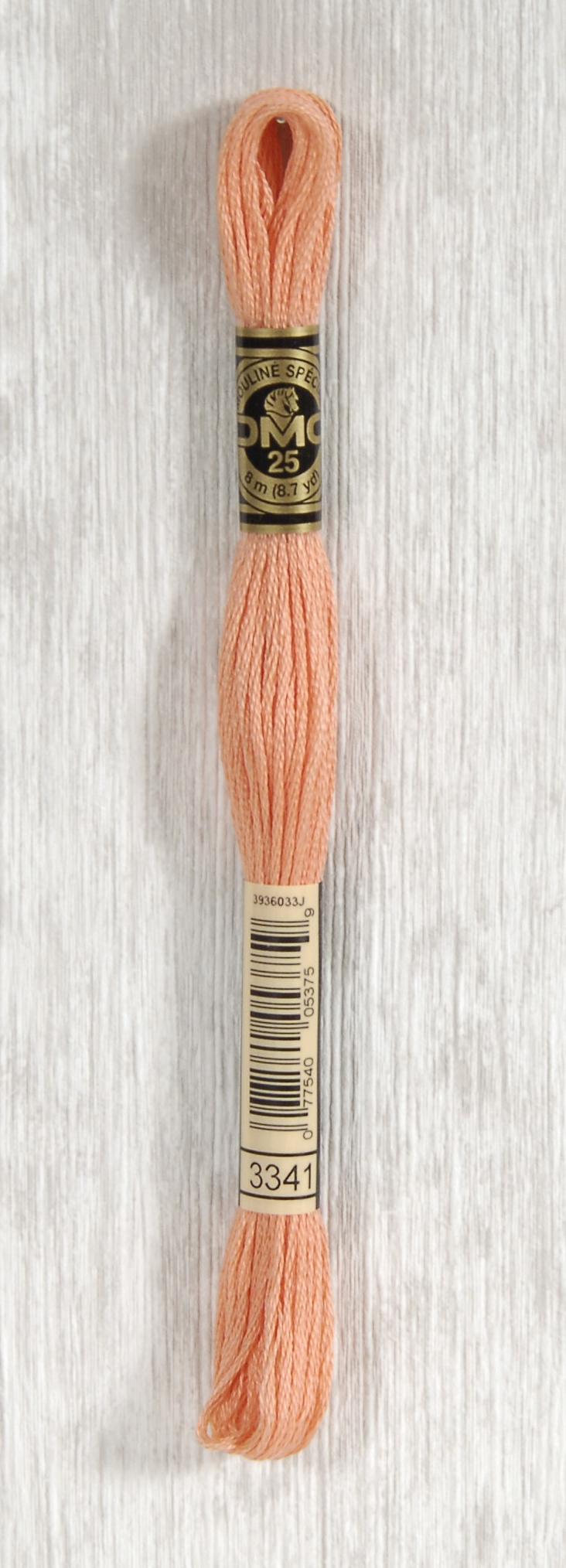 DMC Mouliné Spécial 25 Broderigarn - Farve 3341 på tilbud!