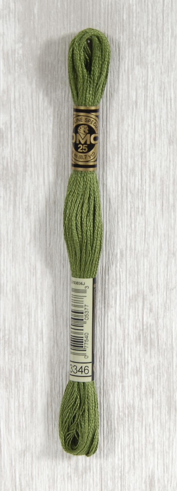 DMC Mouliné Spécial 25 Broderigarn - Farve 3346 Tilbud!