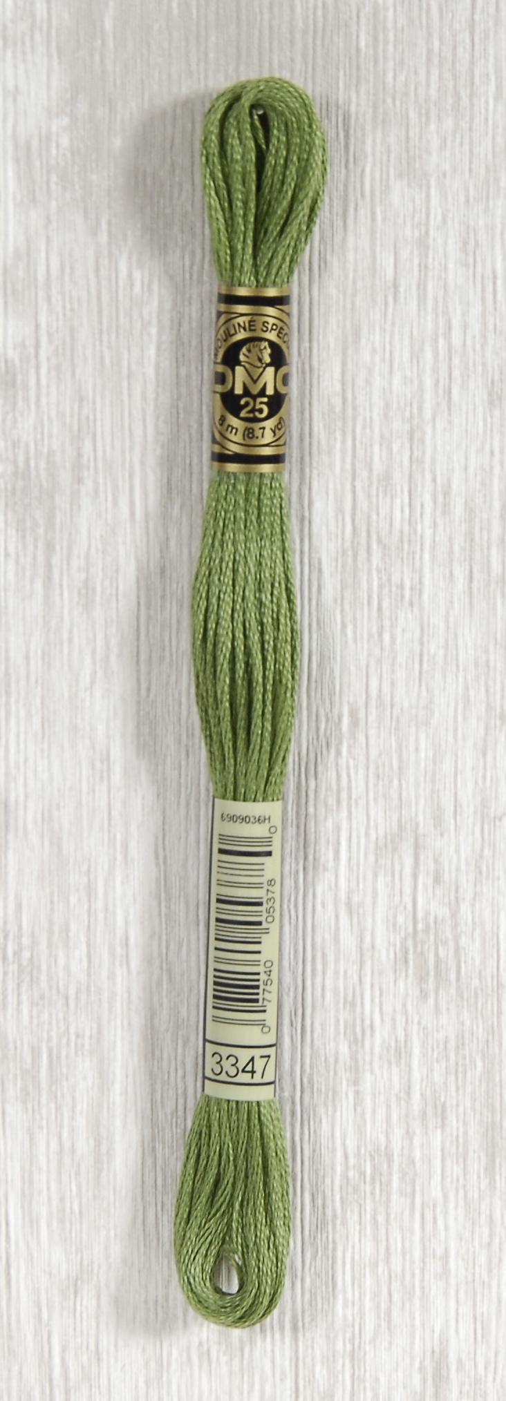 DMC Mouliné Spécial 25 Broderigarn - Farve 3347 Tilbud!