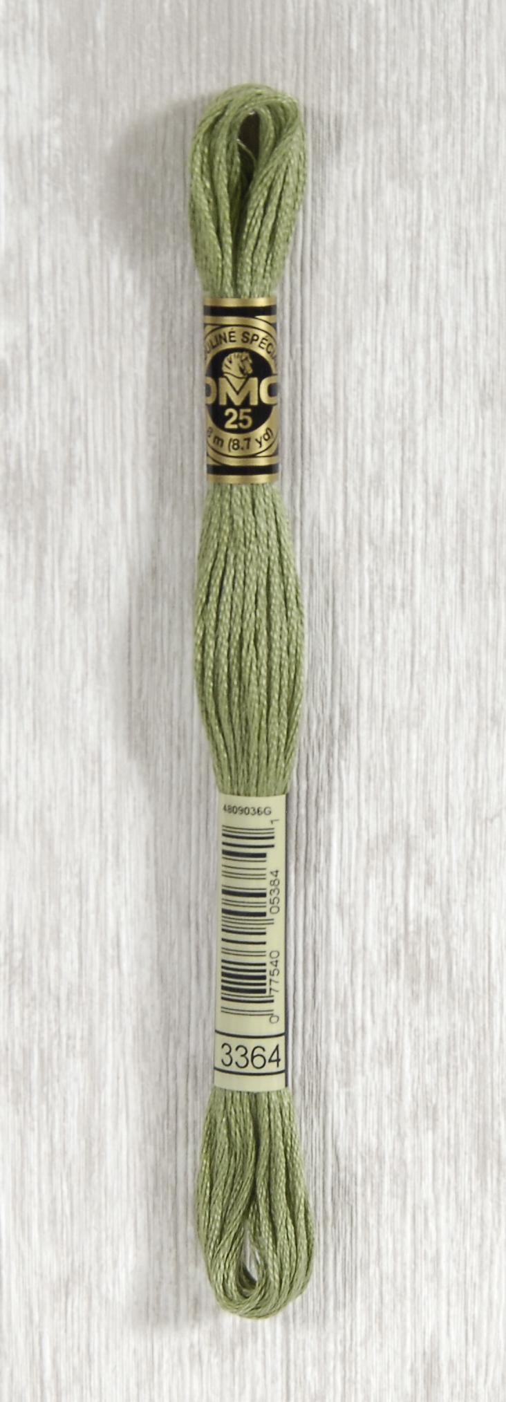 DMC Mouliné Spécial 25 Broderigarn - Farve 3364 Tilbud!