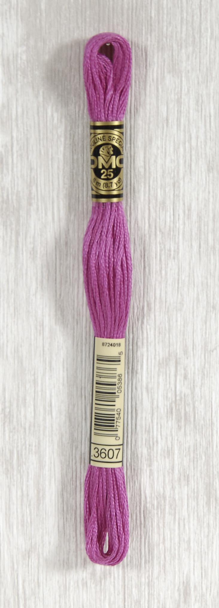 DMC Mouliné Spécial 25 Broderigarn - Farve 3607 Tilbud!