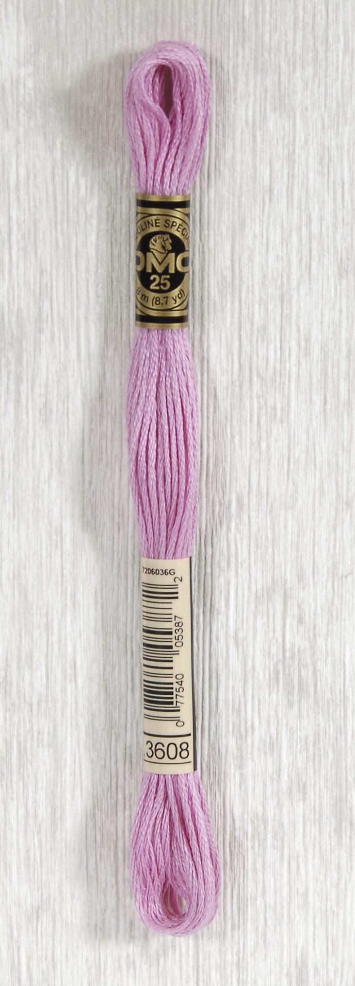 DMC Mouliné Spécial 25 Broderigarn - Farve 3608 Tilbud!