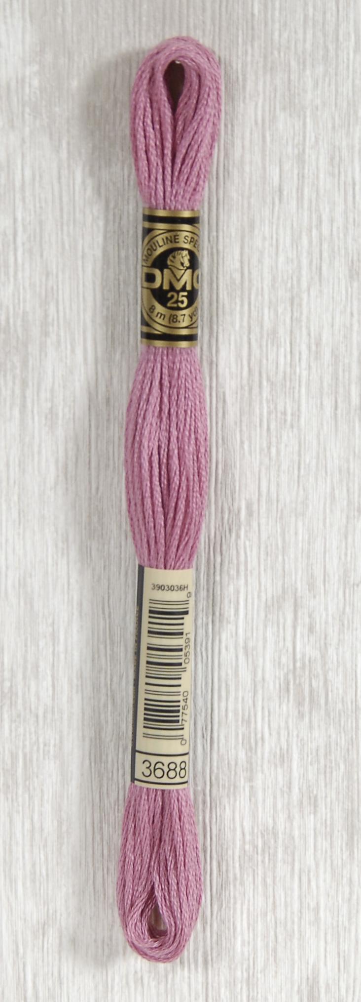 DMC Mouliné Spécial 25 Broderigarn - Farve 3688 Tilbud!