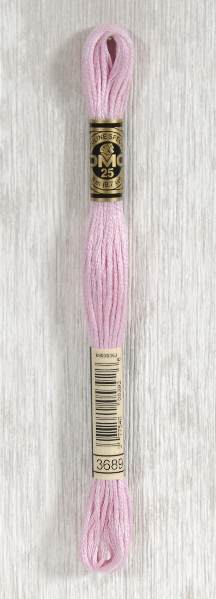 DMC Mouliné Spécial 25 Broderigarn - Farve 3689 Tilbud!