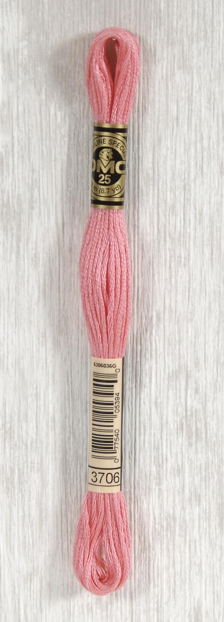 DMC Mouliné Spécial 25 Broderigarn - Farve 3706 Tilbud!