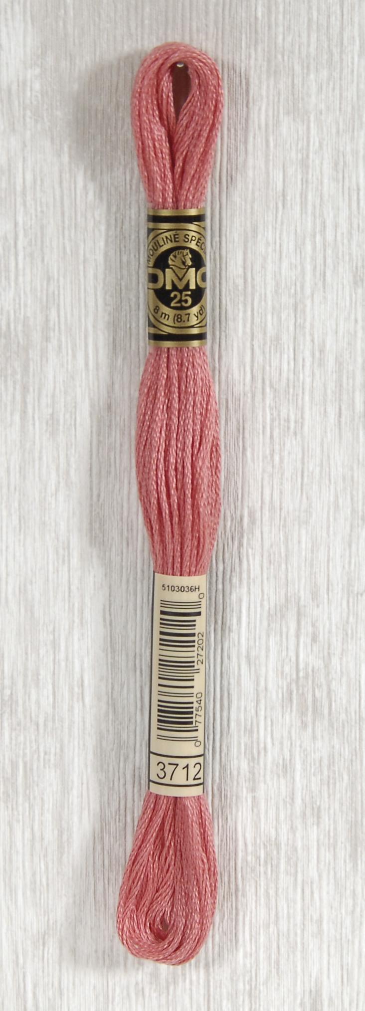 DMC Mouliné Spécial 25 Broderigarn - Farve 3712 på tilbud!