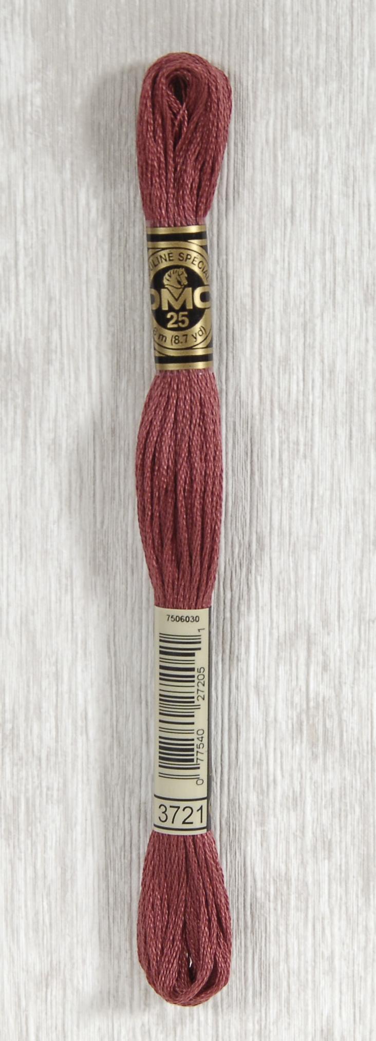 DMC Mouliné Spécial 25 Broderigarn - Farve 3721 Tilbud!