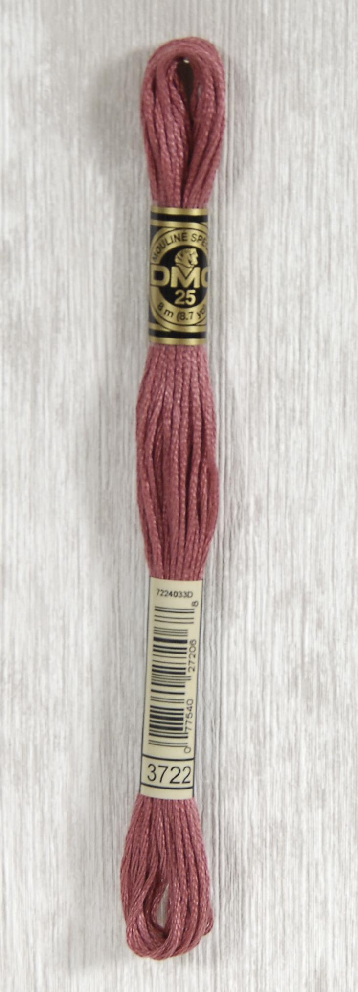 DMC Mouliné Spécial 25 Broderigarn - Farve 3722 på tilbud