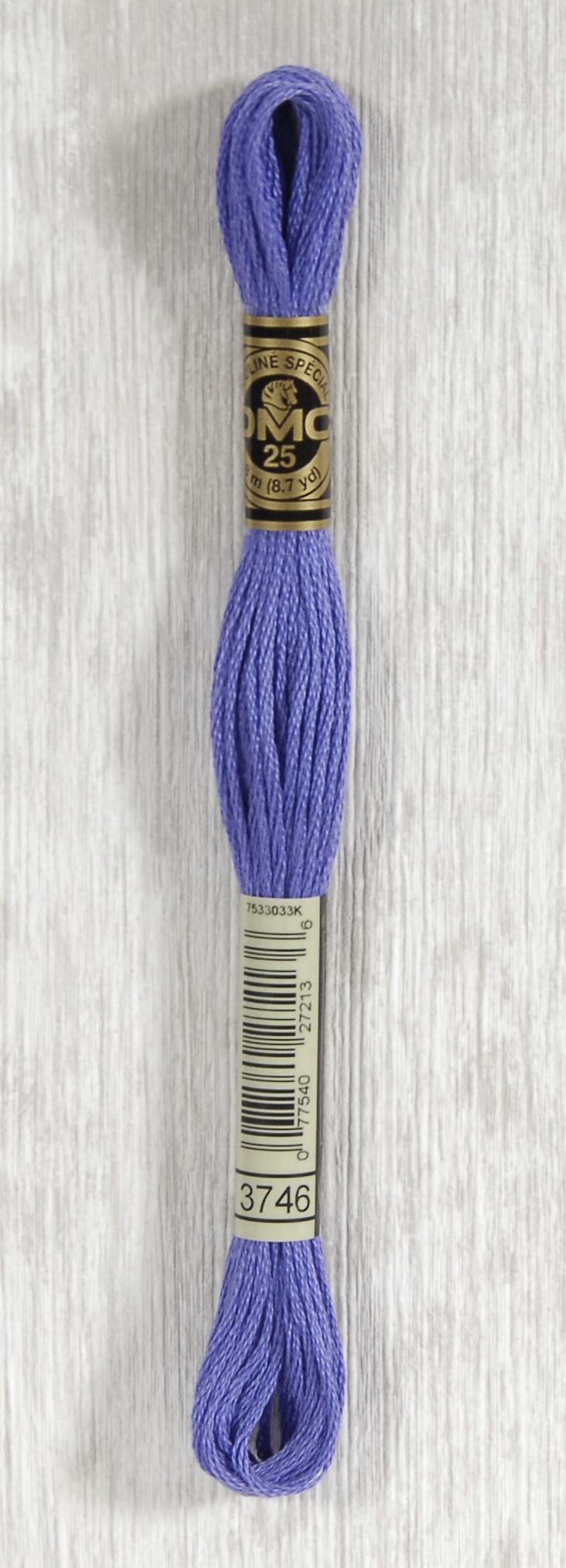 DMC Mouliné Spécial 25 Broderigarn - Farve 3746 på tilbud!