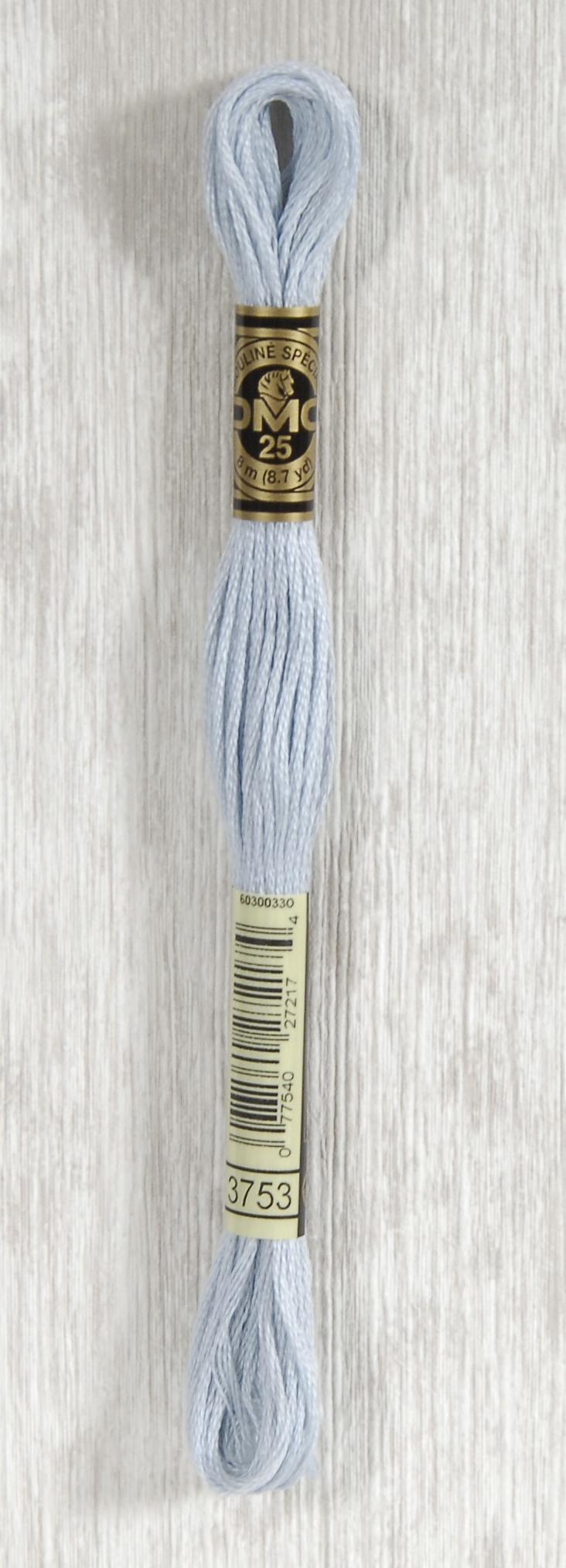 DMC Mouliné Spécial 25 Broderigarn - Farve 3753 Tilbud!