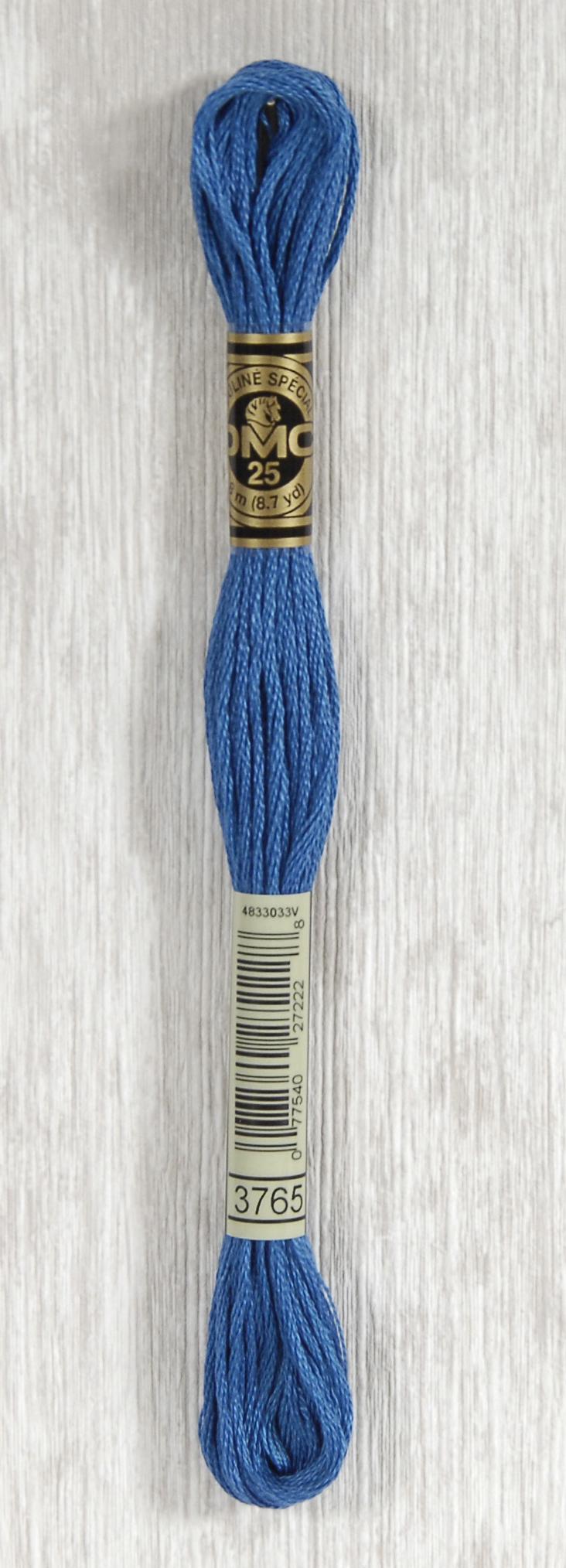 DMC Mouliné Spécial 25 Broderigarn - Farve 3765 på tilbud!