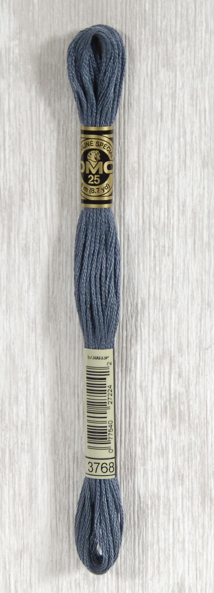 DMC Mouliné Spécial 25 Broderigarn - Farve 3768 Tilbud!