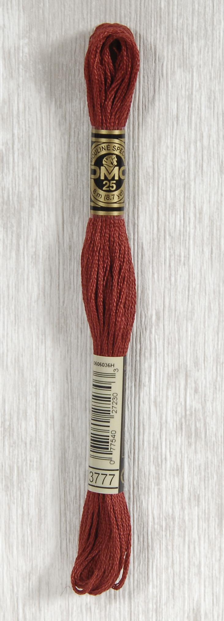 DMC Mouliné Spécial 25 Broderigarn - Farve 3777 Tilbud!