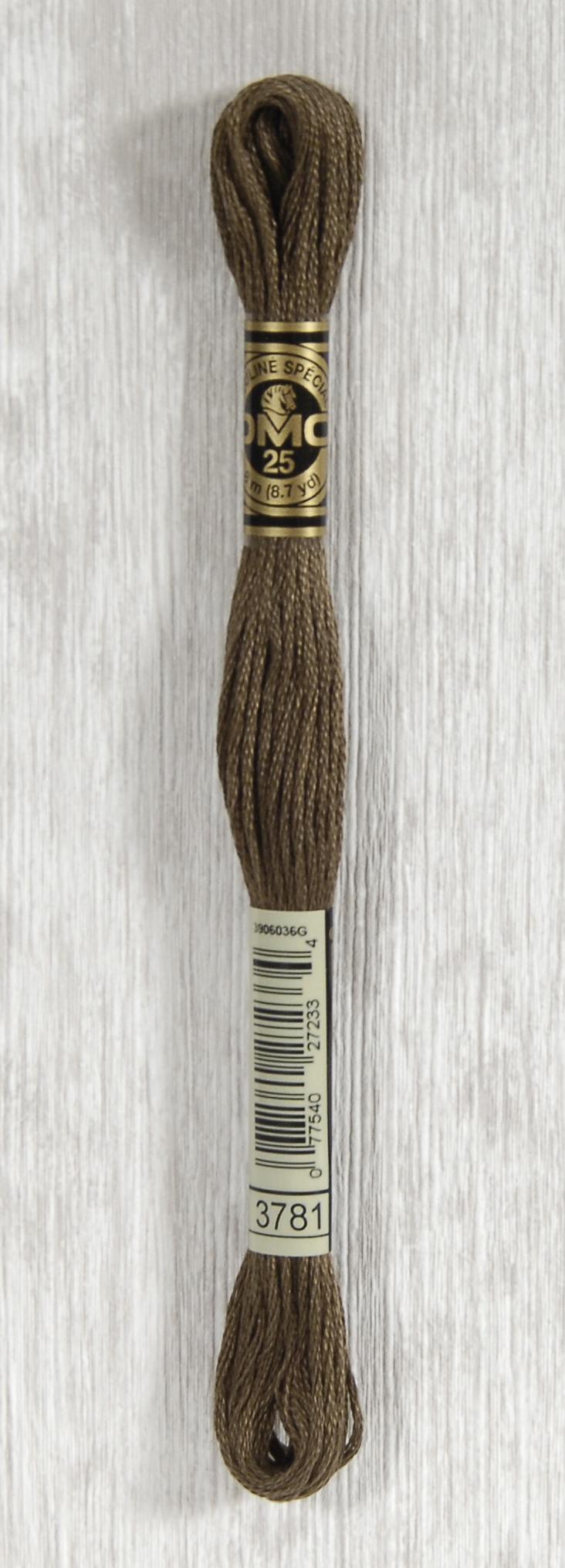 DMC Mouliné Spécial 25 Broderigarn - Farve 3781 Tilbud!