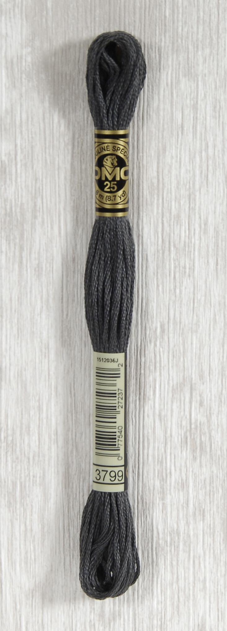 DMC Mouliné Spécial 25 Broderigarn - Farve 3799 Tilbud!