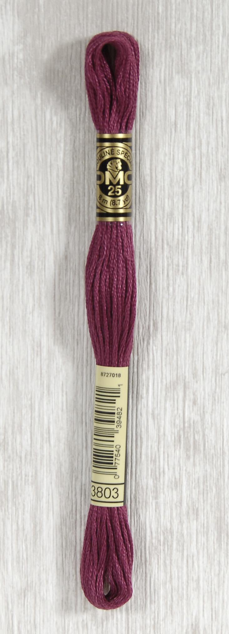DMC Mouliné Spécial 25 Broderigarn - Farve 3803 på tilbud!