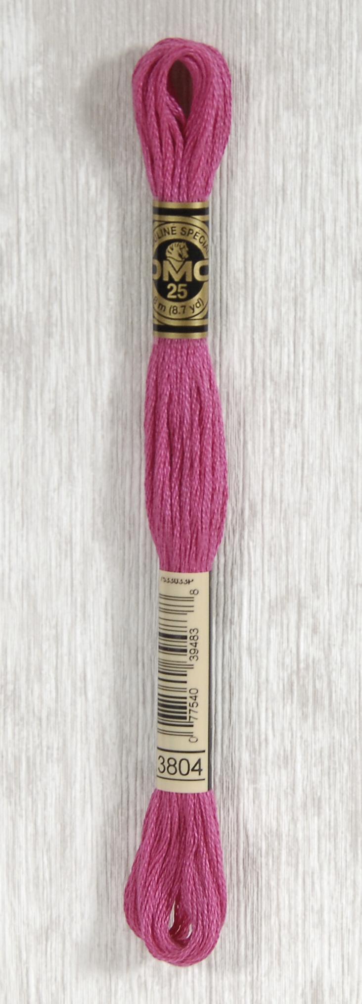 DMC Mouliné Spécial 25 Broderigarn - Farve 3804 på tilbud!